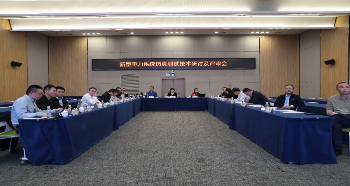 新型电力系统仿真测试技术钻研及评审会